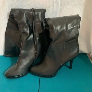 Worthington Over Knee Black Stiletto Heeled Boots